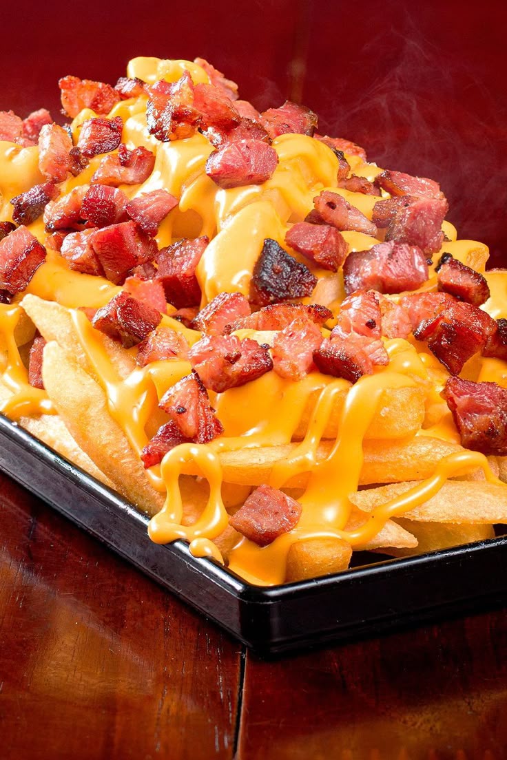 Batatas com bacon