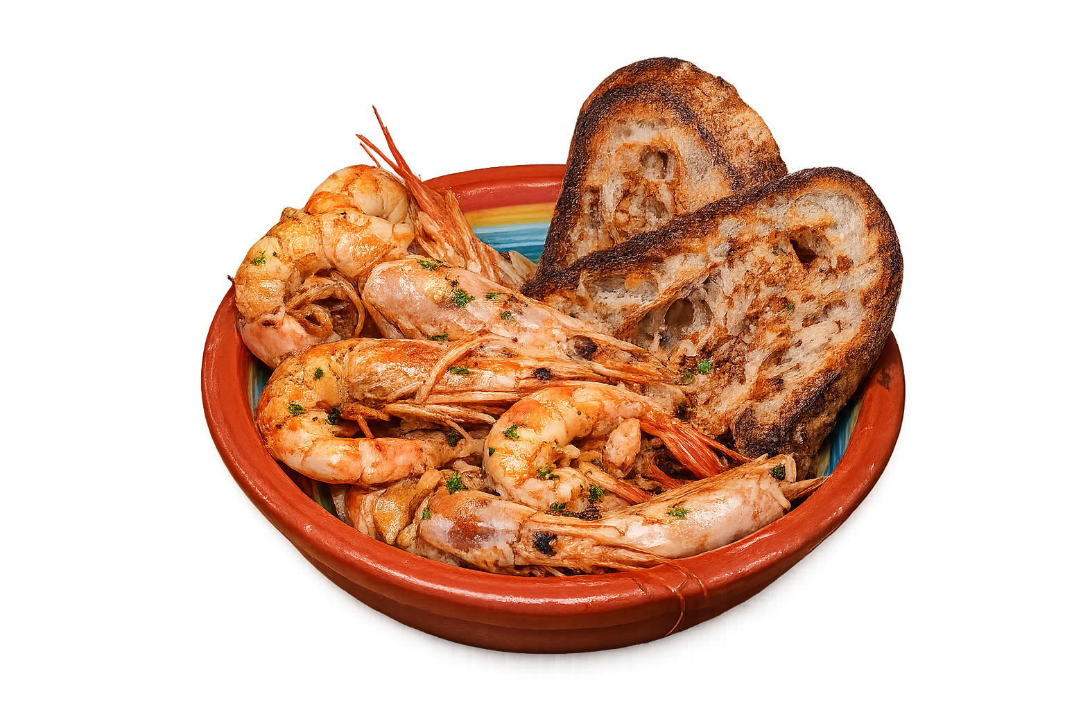 CAMARÃO SELVAGEM AO ALHINHO