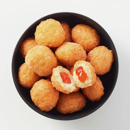 Bolinhas de frango com sweet chili