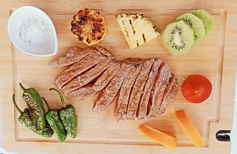 Bife da vazia na tábua